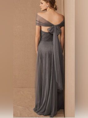 BHLDN | Dresses | Bhldn Lace Halter Ruffle Peekaboo Maxi Wedding Dress |  Poshmark